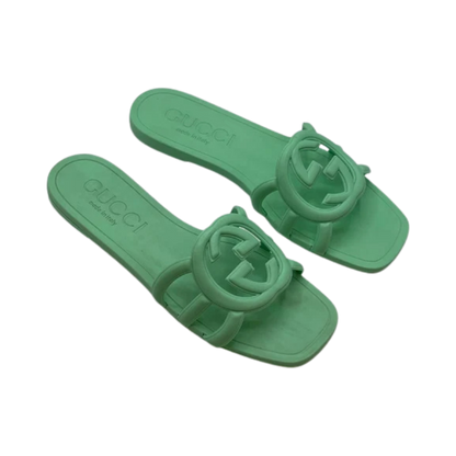 GG slippers Mint Green