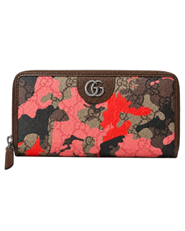 Gg Zip-around Wallet In Multi