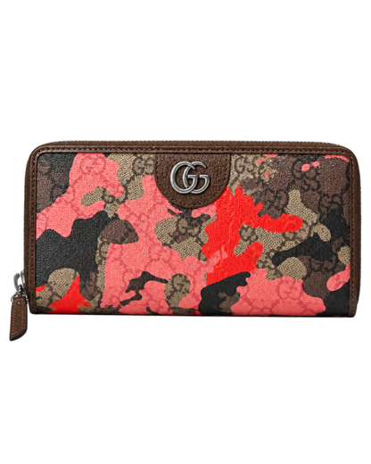 Gg Zip-around Wallet In Multi