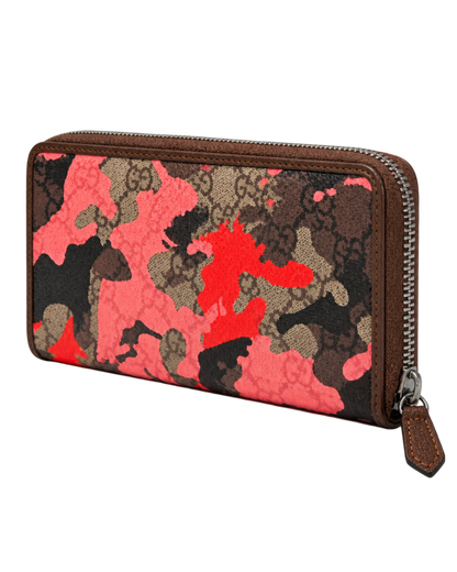 Gg Zip-around Wallet In Multi