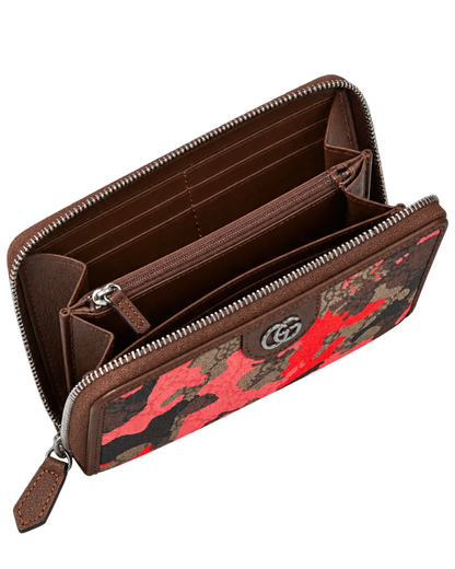 Gg Zip-around Wallet In Multi