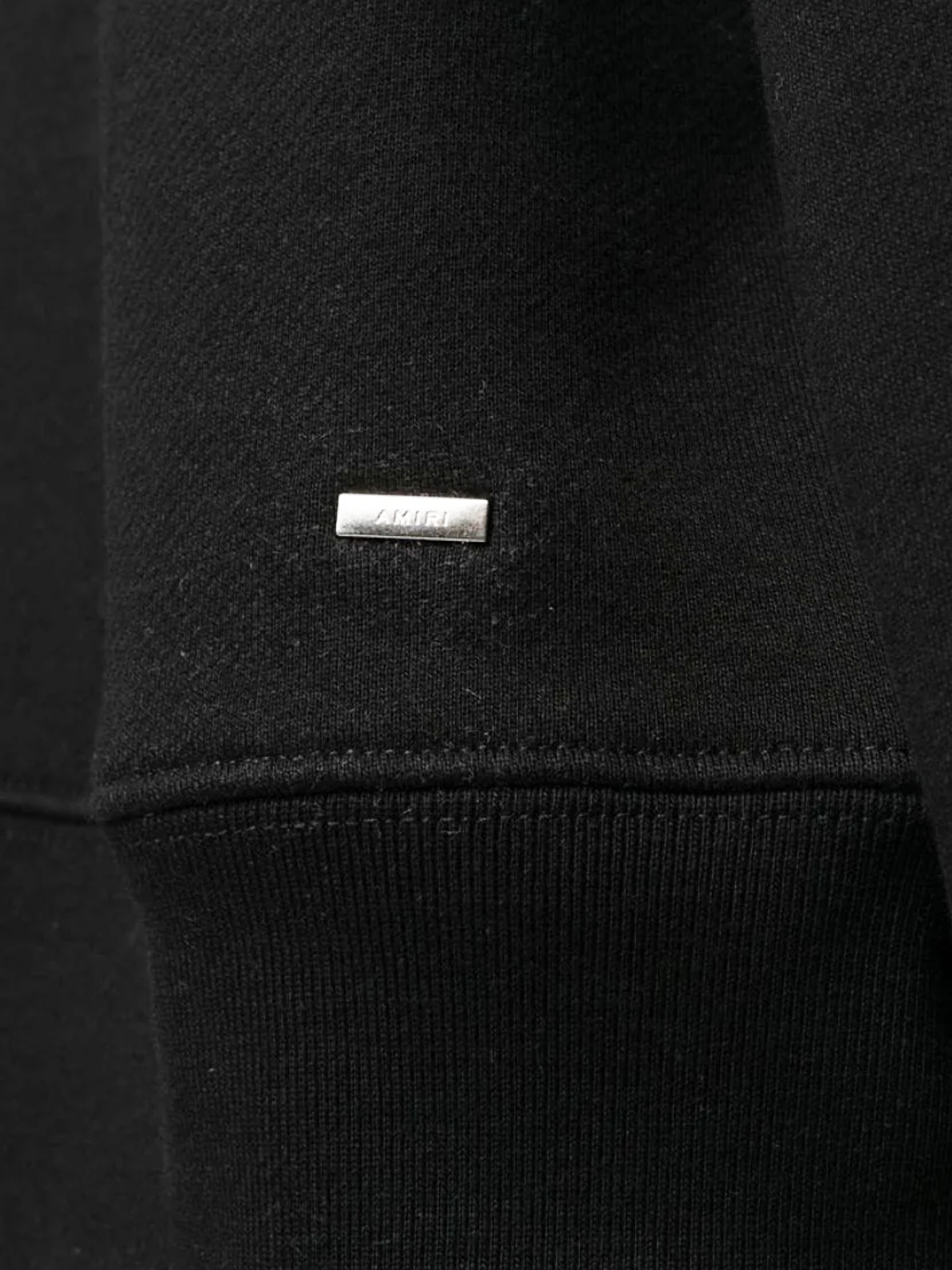 Amiri Red Core Logo Black Sweatshirt