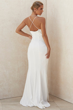 Gigi ivory strappy bridal gown - limited edition