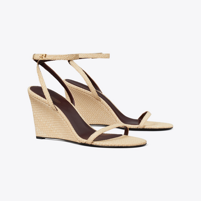 Gigi Raffia Wedge