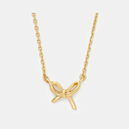 Girlie Pearlie Mini Bow Pendant