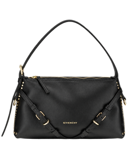 GIVENCHY Black Voyou Medium Shoulder Bag