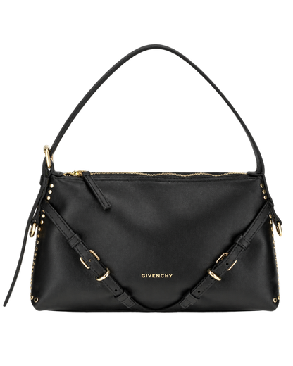 GIVENCHY Black Voyou Medium Shoulder Bag