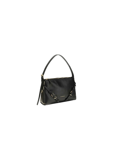 GIVENCHY Black Voyou Medium Shoulder Bag