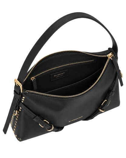 GIVENCHY Black Voyou Medium Shoulder Bag