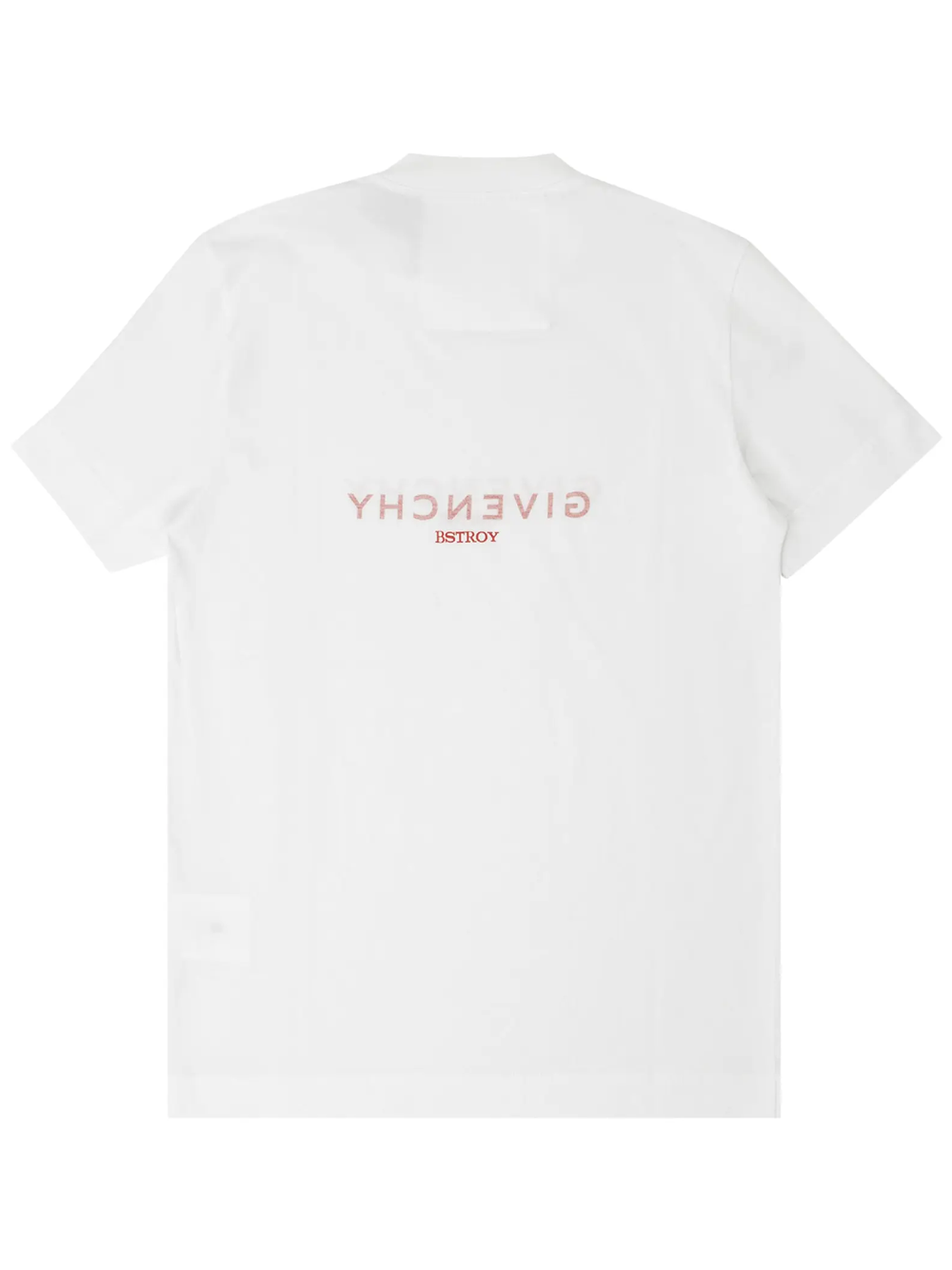 Givenchy x Bstroy Reverse Red Logo Slim Fit T-Shirt in White