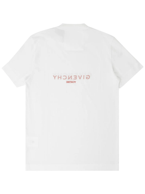Givenchy x Bstroy Reverse Red Logo Slim Fit T-Shirt in White