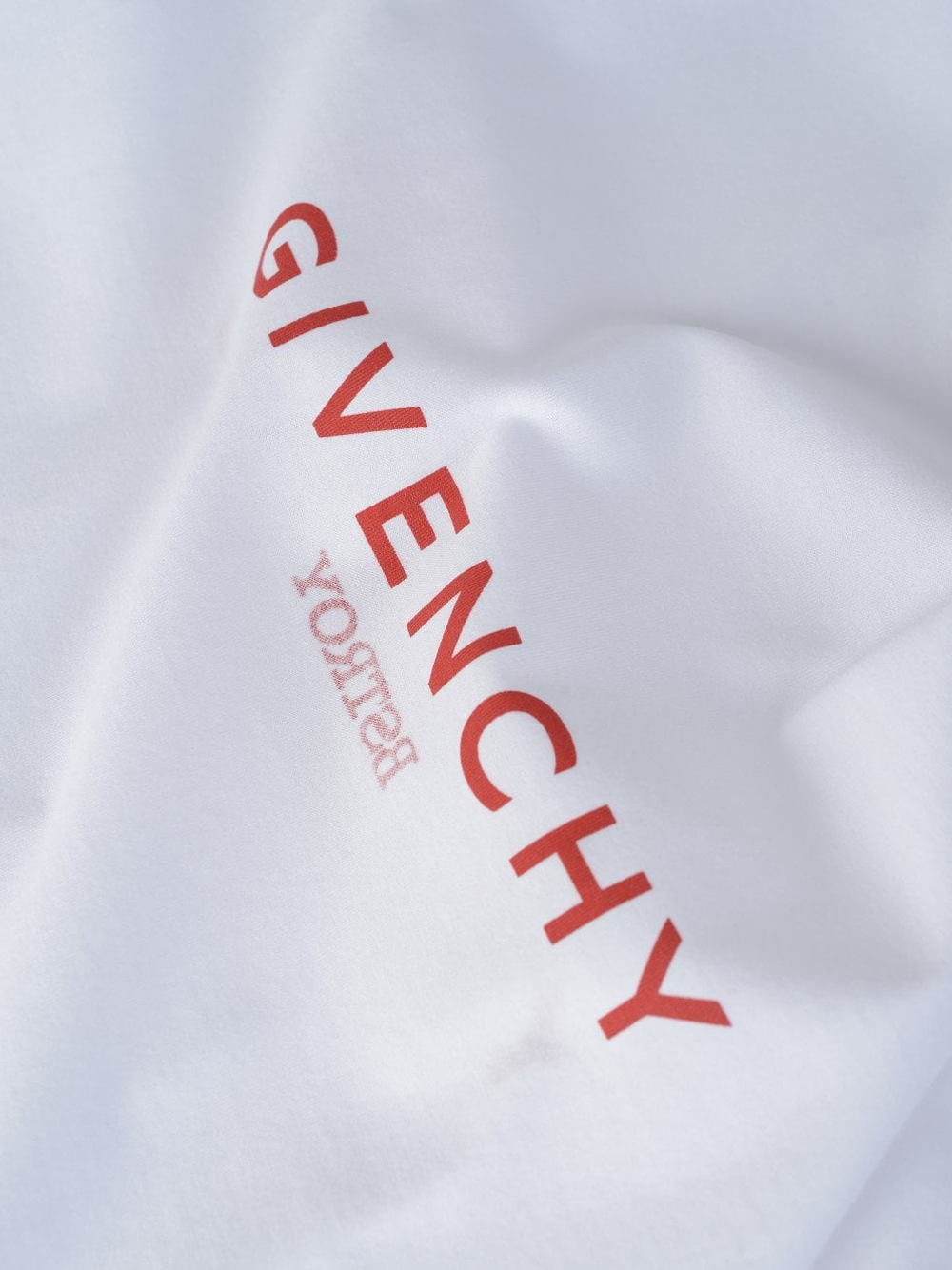 Givenchy x Bstroy Reverse Red Logo Slim Fit T-Shirt in White