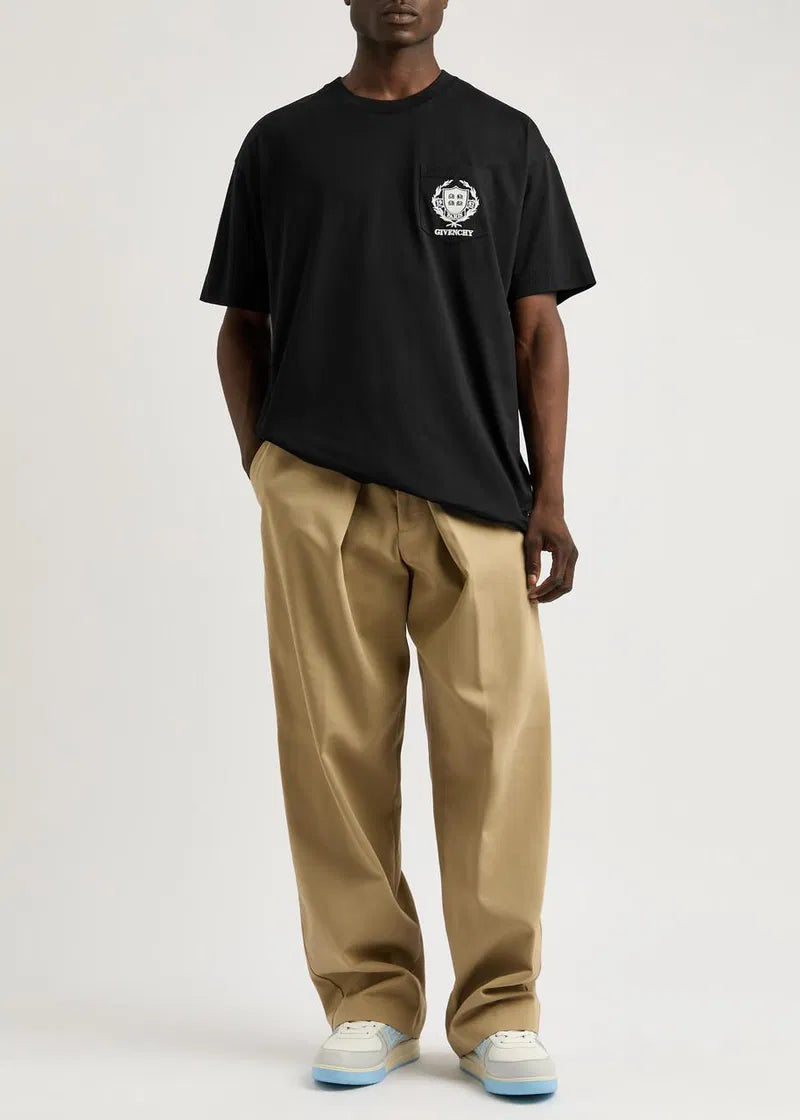 Givenchy Crest Logo T-Shirt in Black