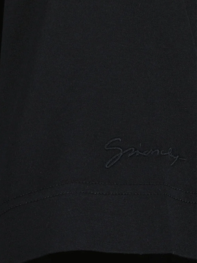 Givenchy Embroidered 4G Logo Print T-Shirt in Black