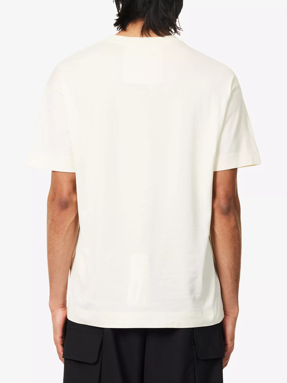 Givenchy Embroidered 4G Logo Print T-Shirt in Off White