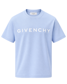 Givenchy - Logo-Print Cotton-Jersey T-Shirt - Blue