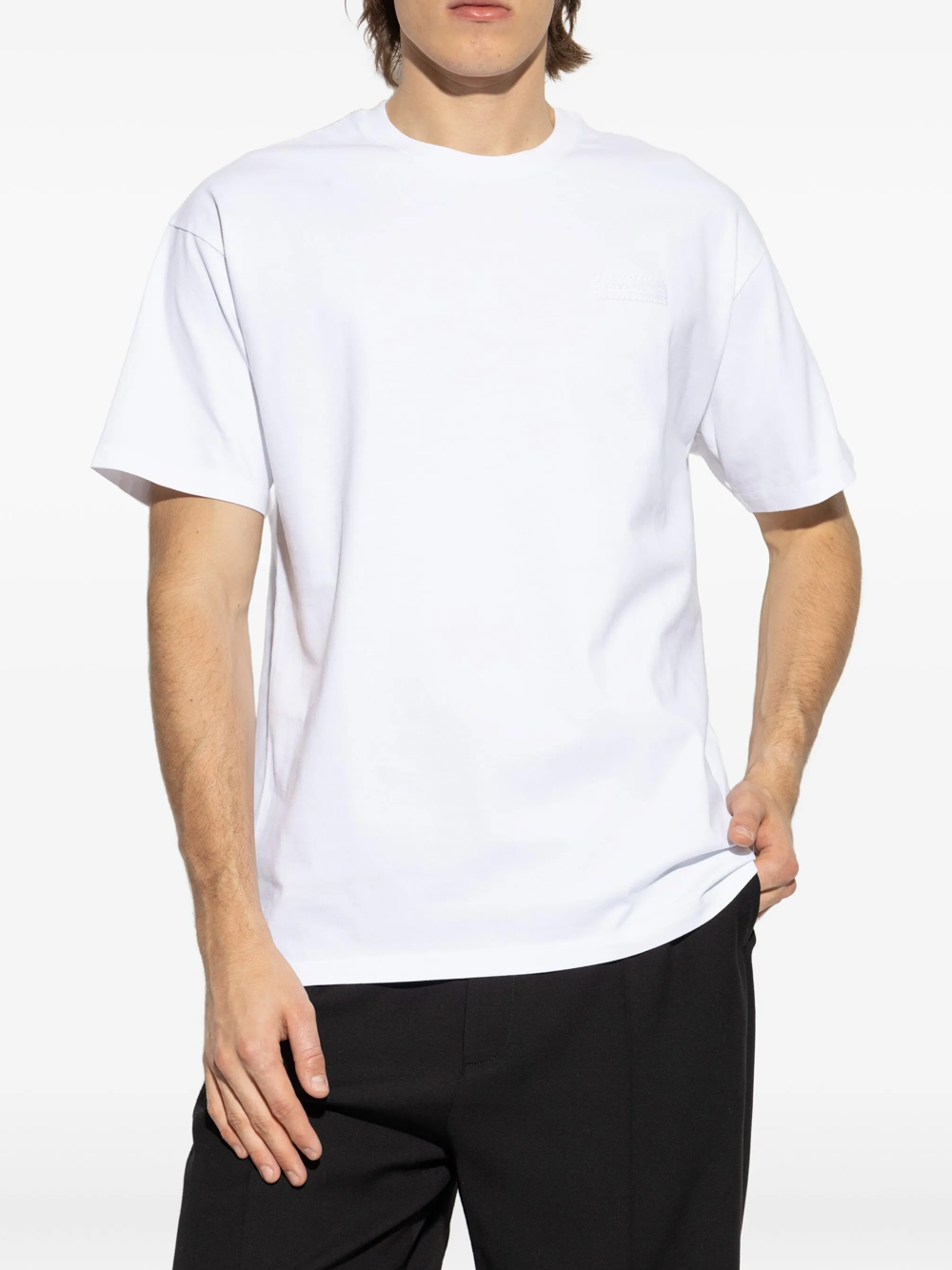 Givenchy Logo Patch T-Shirt in White