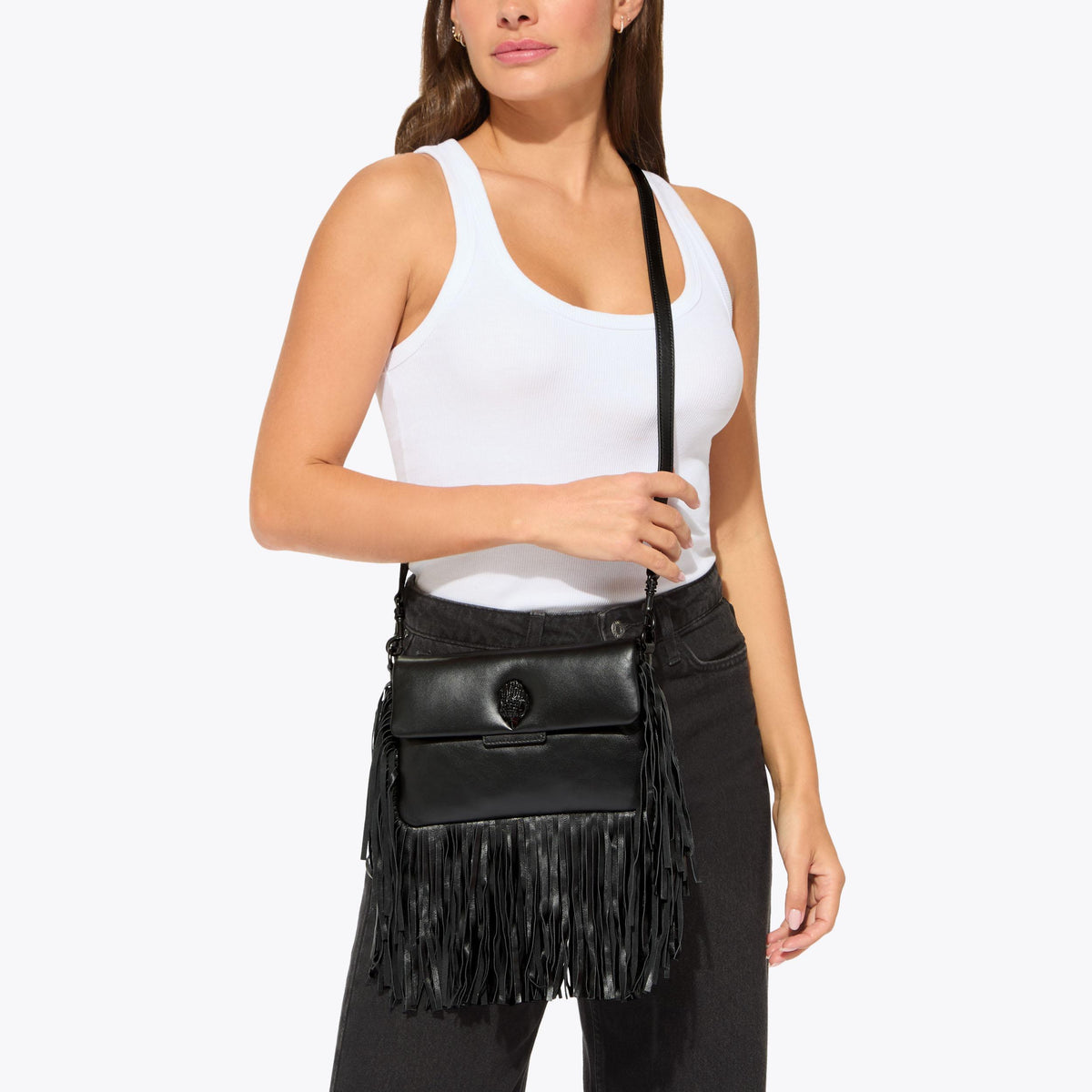 Oxford Fringe Drench Shoulder Bag