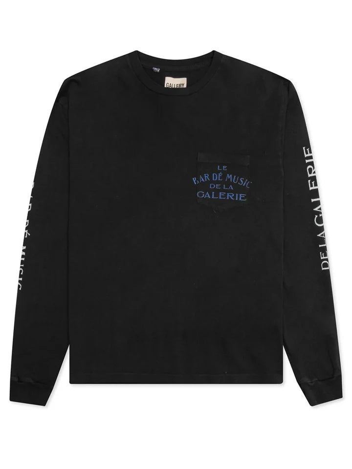 Gallery Dept Le Bar Long Sleeve T-Shirt in Black