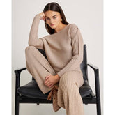 Gold Long Sleeve Glitter One Shoulder Top