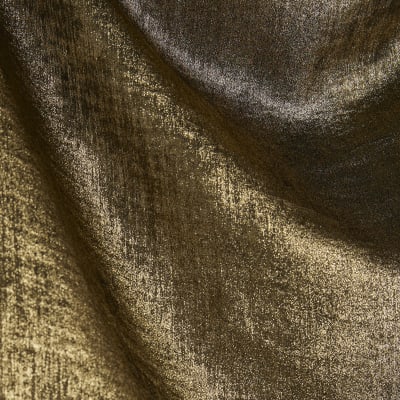 Gold Metallic Jersey Back Top