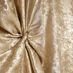 Gold Short Sleeve Knot Front Top