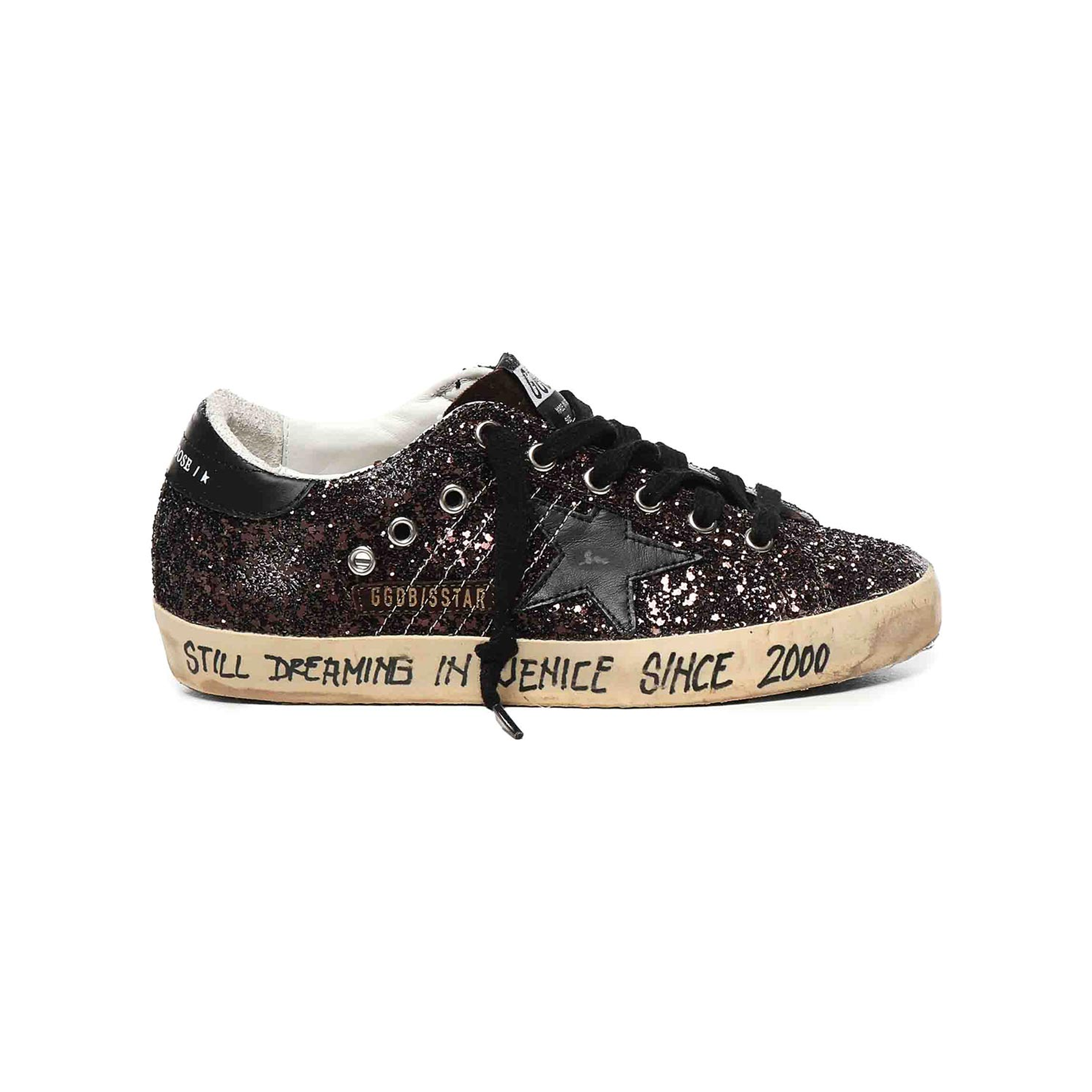 Golden Goose Super-Star Glitter Sneaker