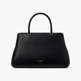 Grace Fine Grain Leather Medium Satchel