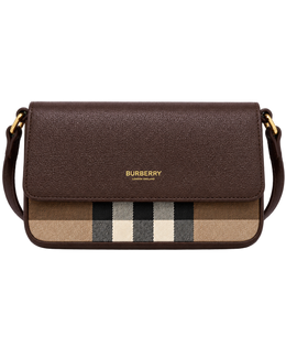 Grained Calfskin House Check Tartan Mix New Hampshire Earth