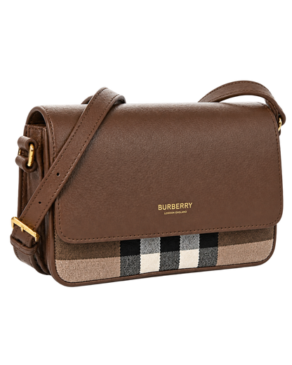 Grained Calfskin House Check Tartan Mix New Hampshire Earth