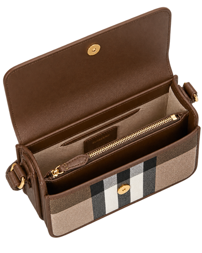 Grained Calfskin House Check Tartan Mix New Hampshire Earth