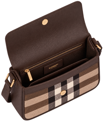 Grained Calfskin House Check Tartan Mix New Hampshire Earth