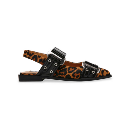 Grand Ave Buckle Ballet Pumps