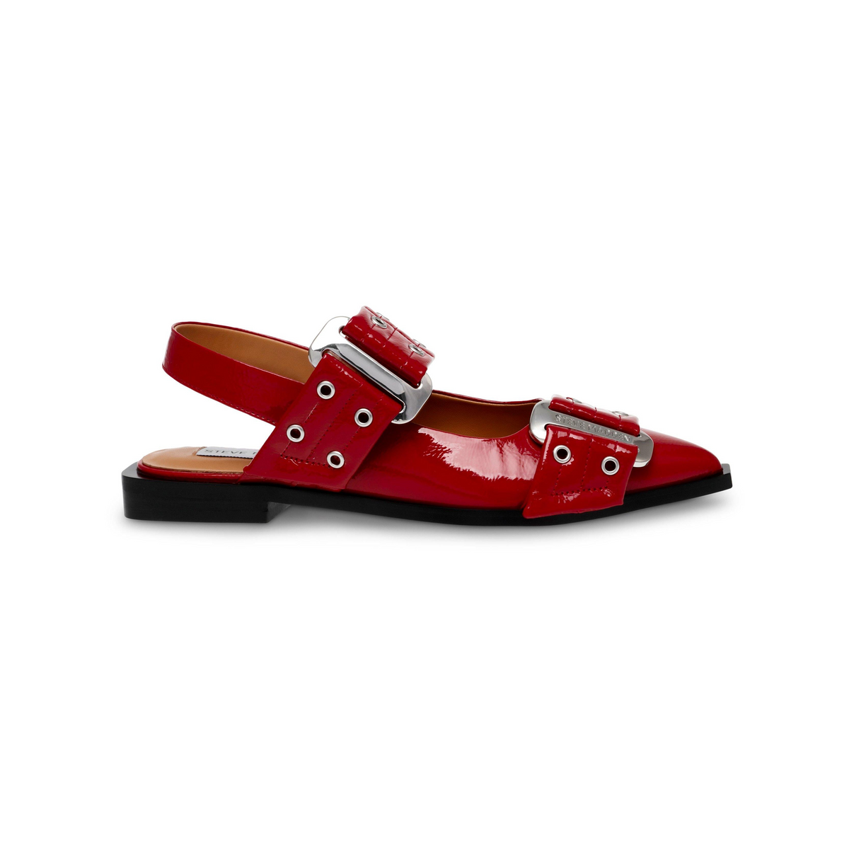 Grand Ave Buckle Ballet Pumps