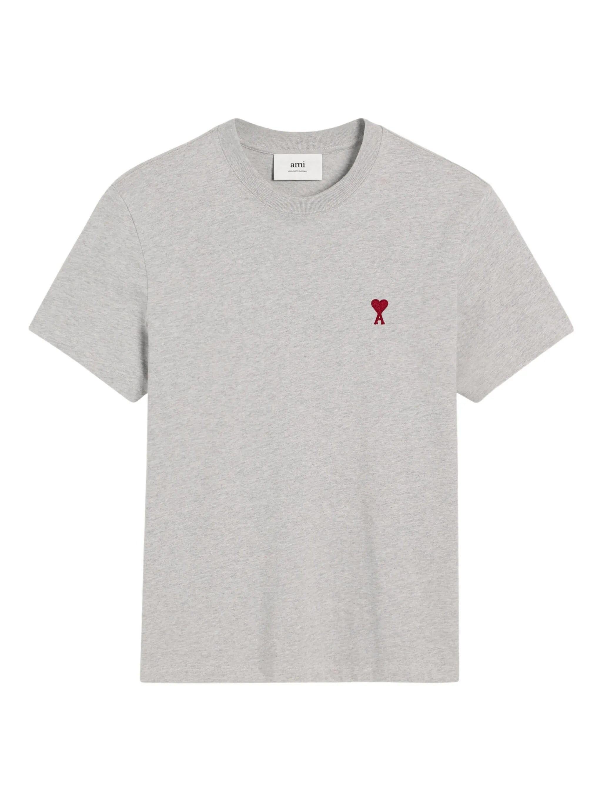Ami Paris de Coeur T-Shirt in Grey