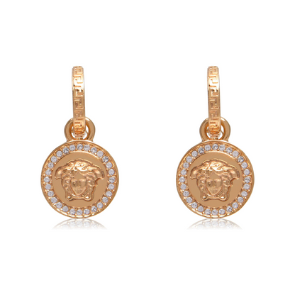 Greca And Medusa Drop Earings