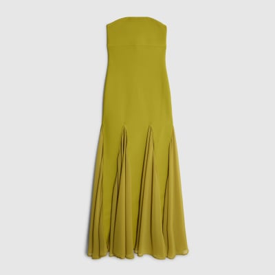 Green Bandeau Bodycon Maxi Dress