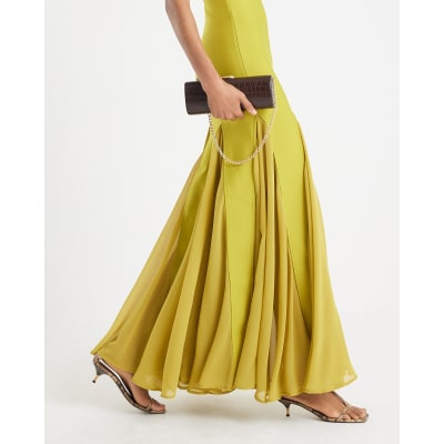 Green Bandeau Bodycon Maxi Dress