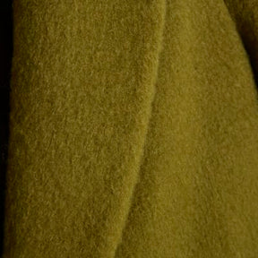 Green Brushed Faux Wool Blazer