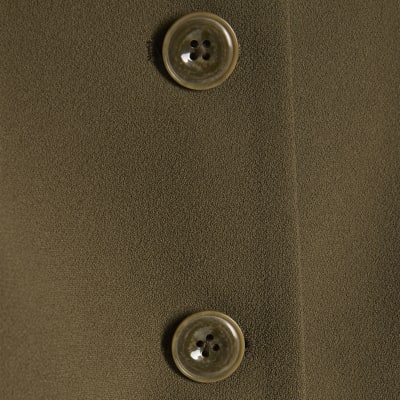 Green Fitted Waistcoat