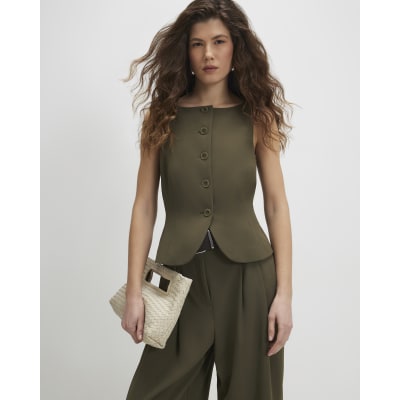 Green Fitted Waistcoat