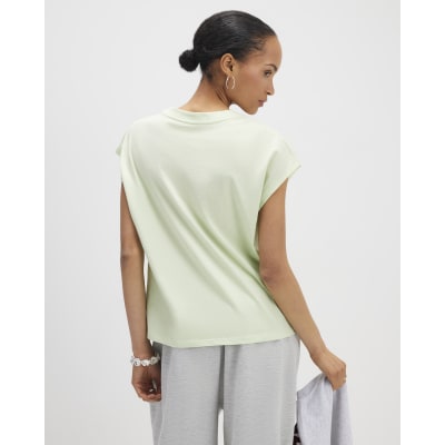 Green Grown On Sleeve T-Shirt