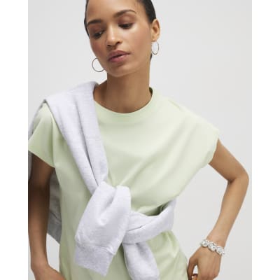 Green Grown On Sleeve T-Shirt