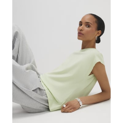 Green Grown On Sleeve T-Shirt