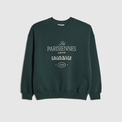 Green Les Parisiennes Sweatshirt