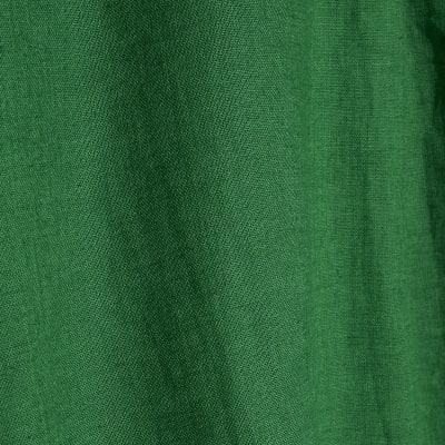 Green Linen Blend Short Sleeve Shirt
