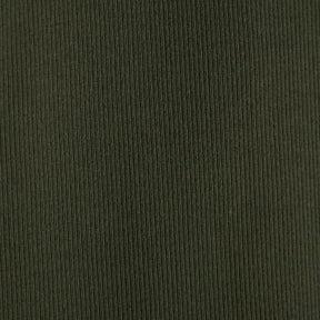 Green Long Sleeve Crew Neck Ribbed Top