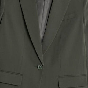 Green Long Sleeve Oversized Blazer