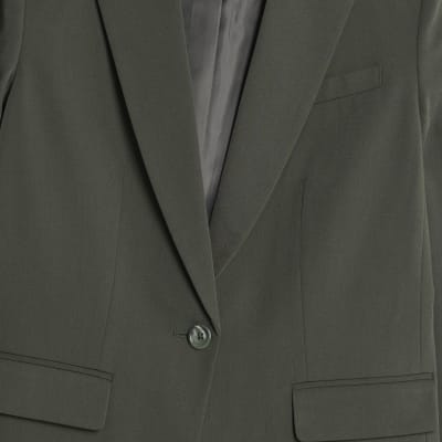 Green Long Sleeve Oversized Blazer