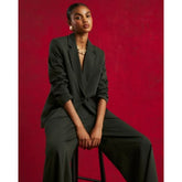 Green Long Sleeve Oversized Blazer